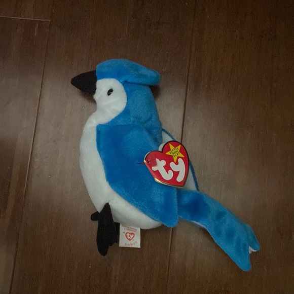 Ty Beanie Baby Rocket the‎ Blue Jay Retired - Picture 2 of 8